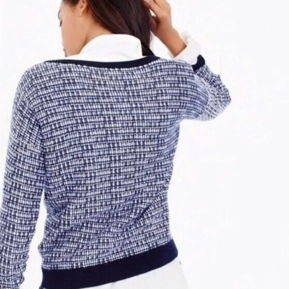 J. Crew ~ Metallic tweed sweater